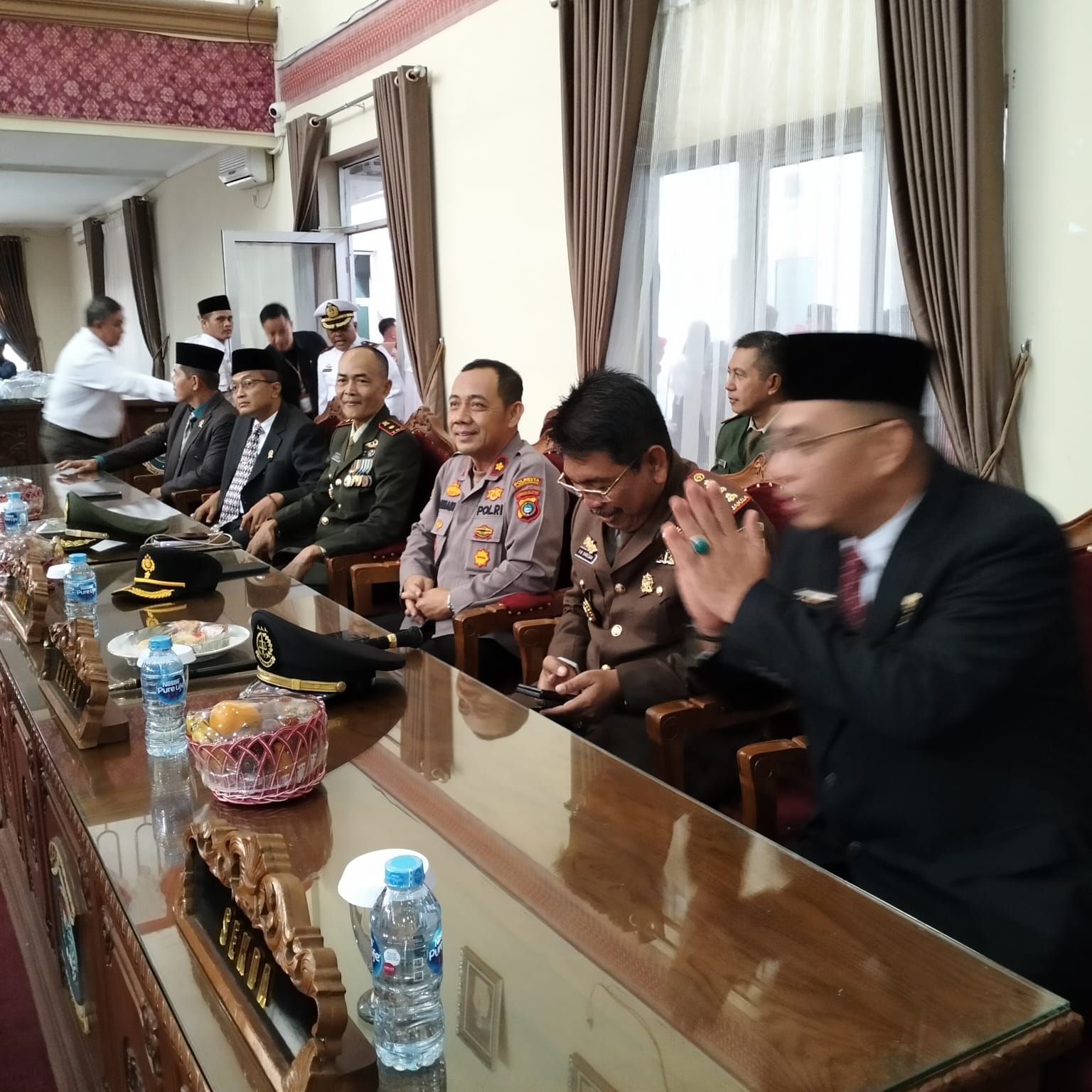 Danramil 05/Tamansari Hadiri Sidang Paripurna DPRD Kota Pangkalpinang dalam Rangka HUT RI ke-78