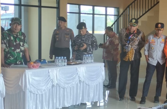 Kasdim 0431/Babar Mayor CHB Nawawi Ikuti Apel Kesiapan Personil Pengamanan PORPROV