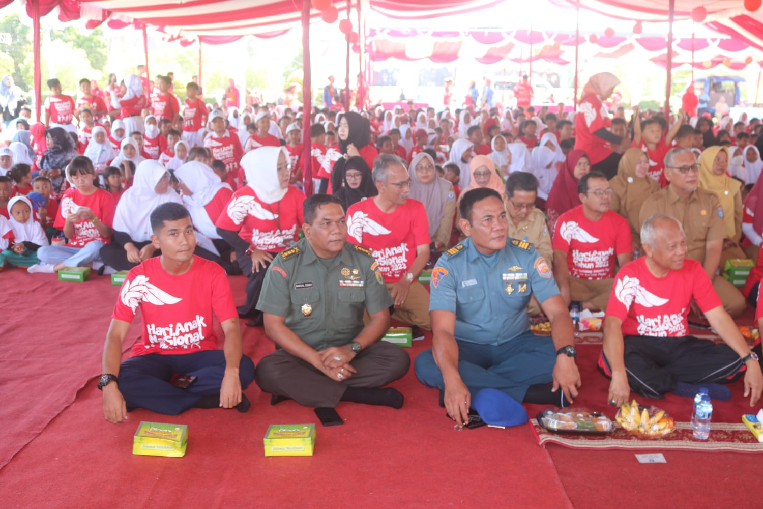 Kasrem 045/Gaya Hadiri Peringatan Hari Anak Nasional 2023 di Babel