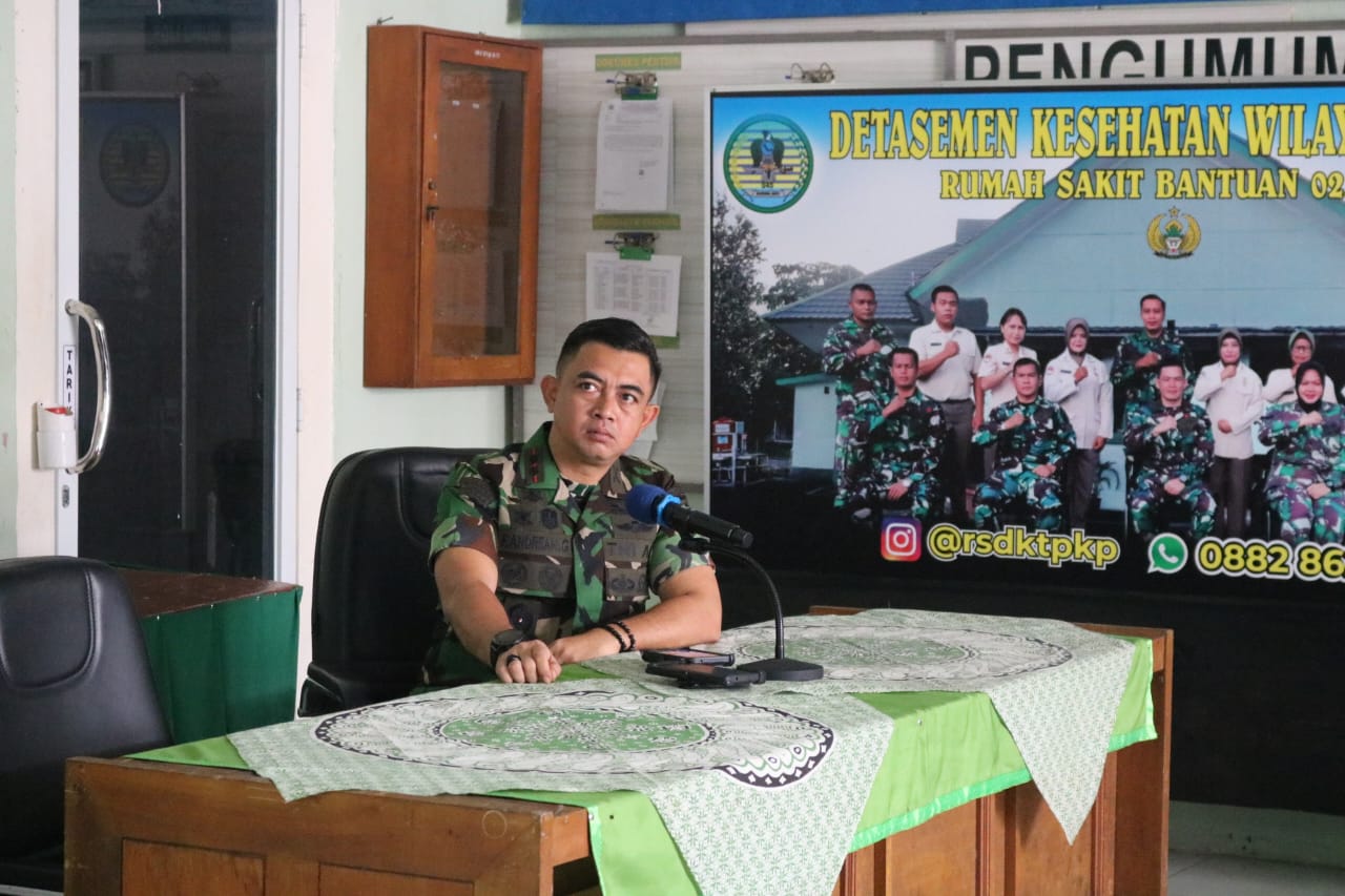 Mantapkan Persiapan Pelaksanaan HUT TNI ke-78, Dandim 0413/Bangka Pimpin Rapat Koordinasi