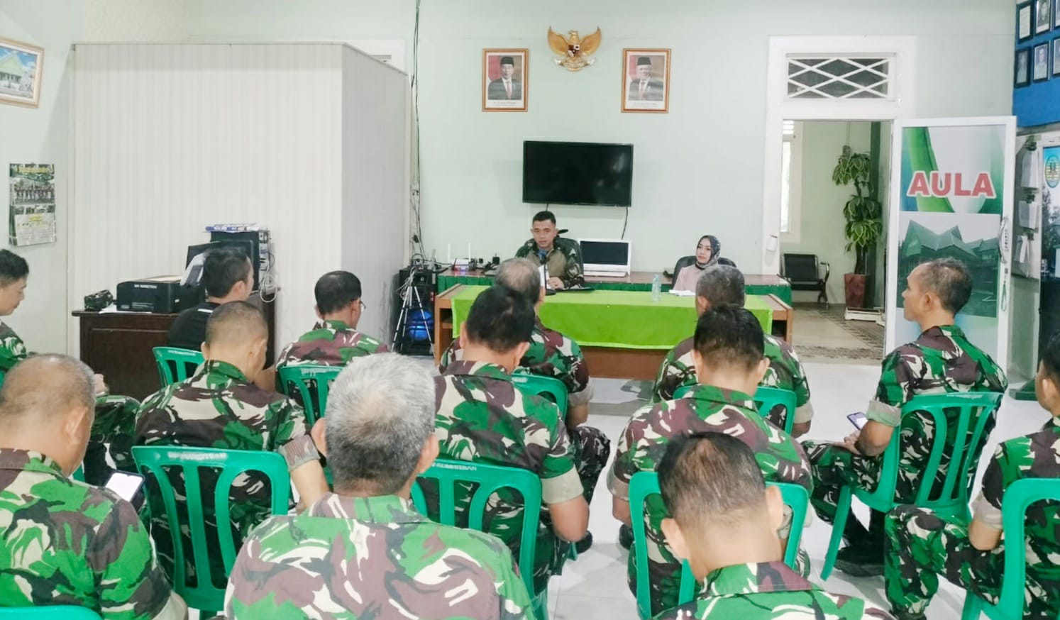 Dandim 0413/Bangka Pimpin Rapat Koordinasi Persiapan Menjelang HUT TNI ke-78