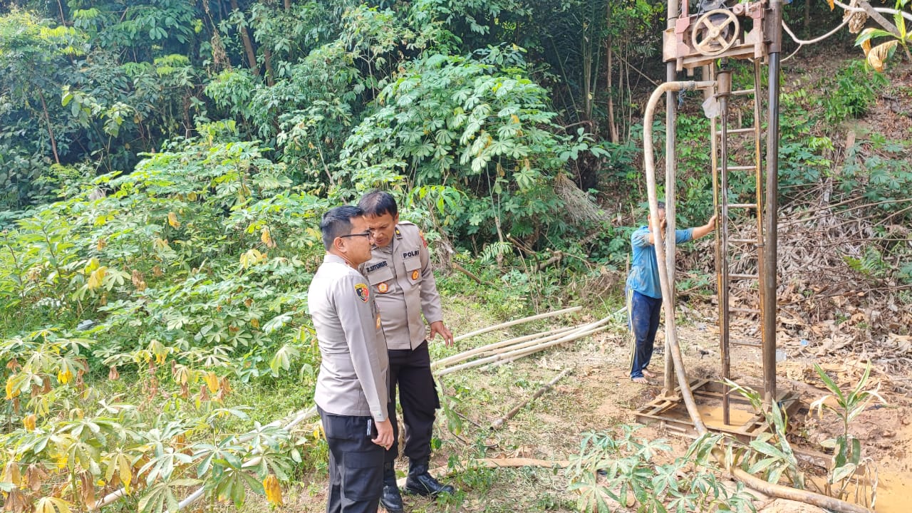 Ketua RT Teluk Rubiah Ucapkan Terima Kasih Bantuan Sumur Bor Beserta Pompa Dari Polres Bangka Barat