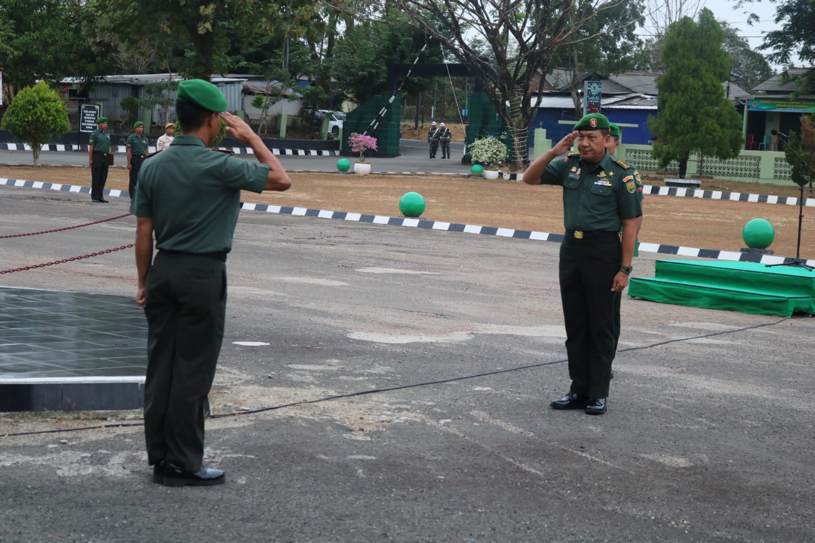 Pimpin Upacara 17-an Pabung Kodim 0413/Bangka Sampaikan Amanat Pangdam ll/Sriwijaya