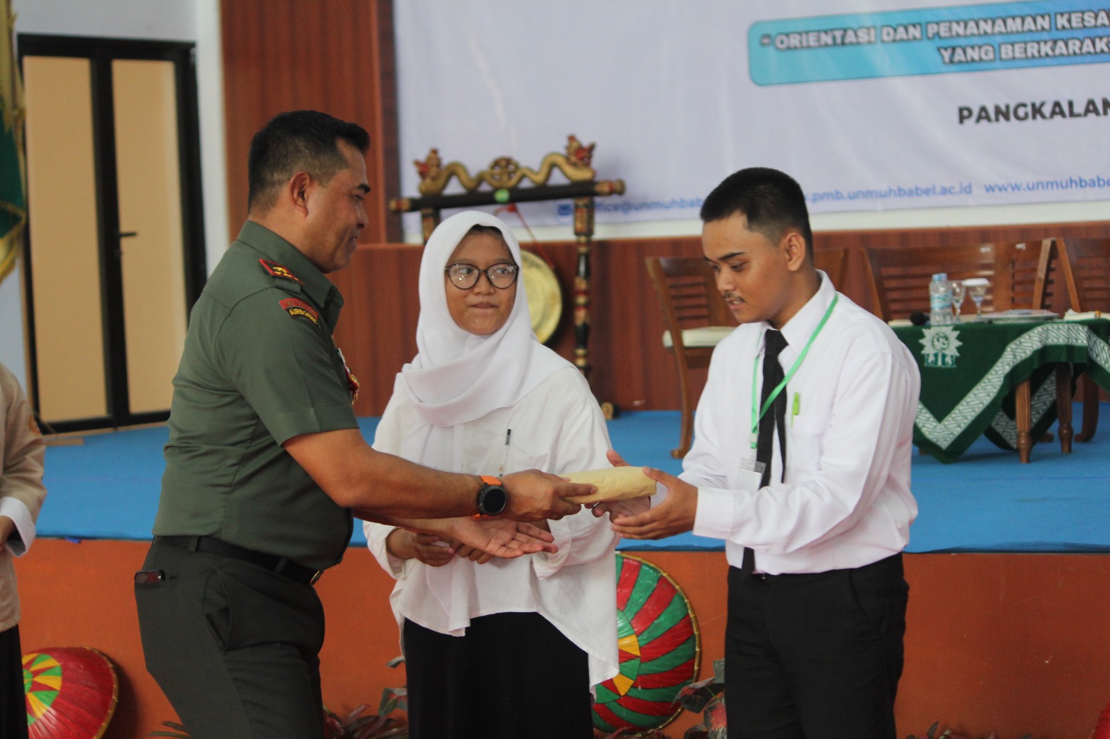 Peduli Generasi Muda, Danrem 045/Gaya Berikan Kuliah Umum ke Mahasiwa Universitas Muhammadiyah Babel