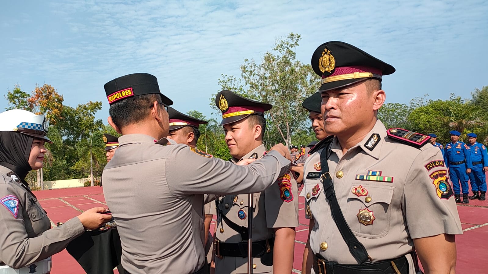 Upacara Sertijab Polres Bangka Barat Berlangsung Aman