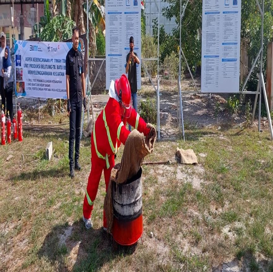 PT Timah Tbk Edukasi Penanggulangan Bencana di Desa Badau, Warga Rasakan Banyak Manfaat 