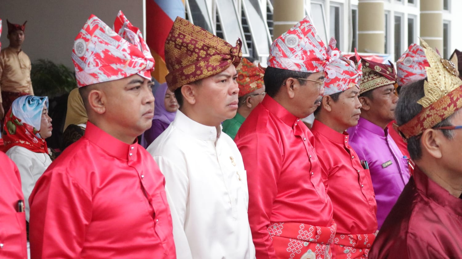 Dengan Berpakaian Adat Malayu Dandim 0413/Bangka Hadiri Upacara Hut Kota Pangkalpinang ke-266