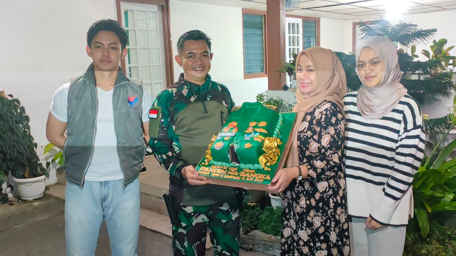 Surprise Ulang Tahun, Dandim 0413/Bangka Dapat Kejutan Dari Anggota