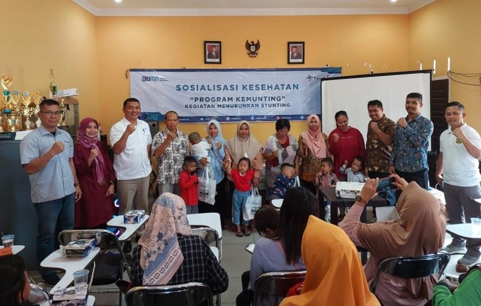 Program Kemunting PT Timah Tbk Hadir di Belitung Timur, Edukasi Soal Stunting ke Warga Desa Mengkubang 