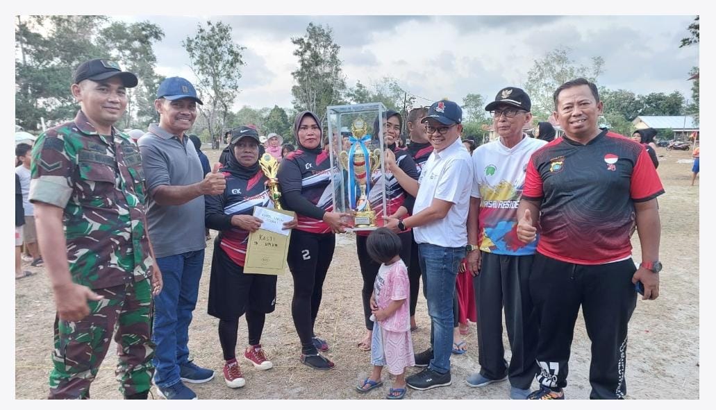 Selama 12 Tahun PT Timah Tbk Dukung Piala Bergilir Kasti Kecamatan Gantung