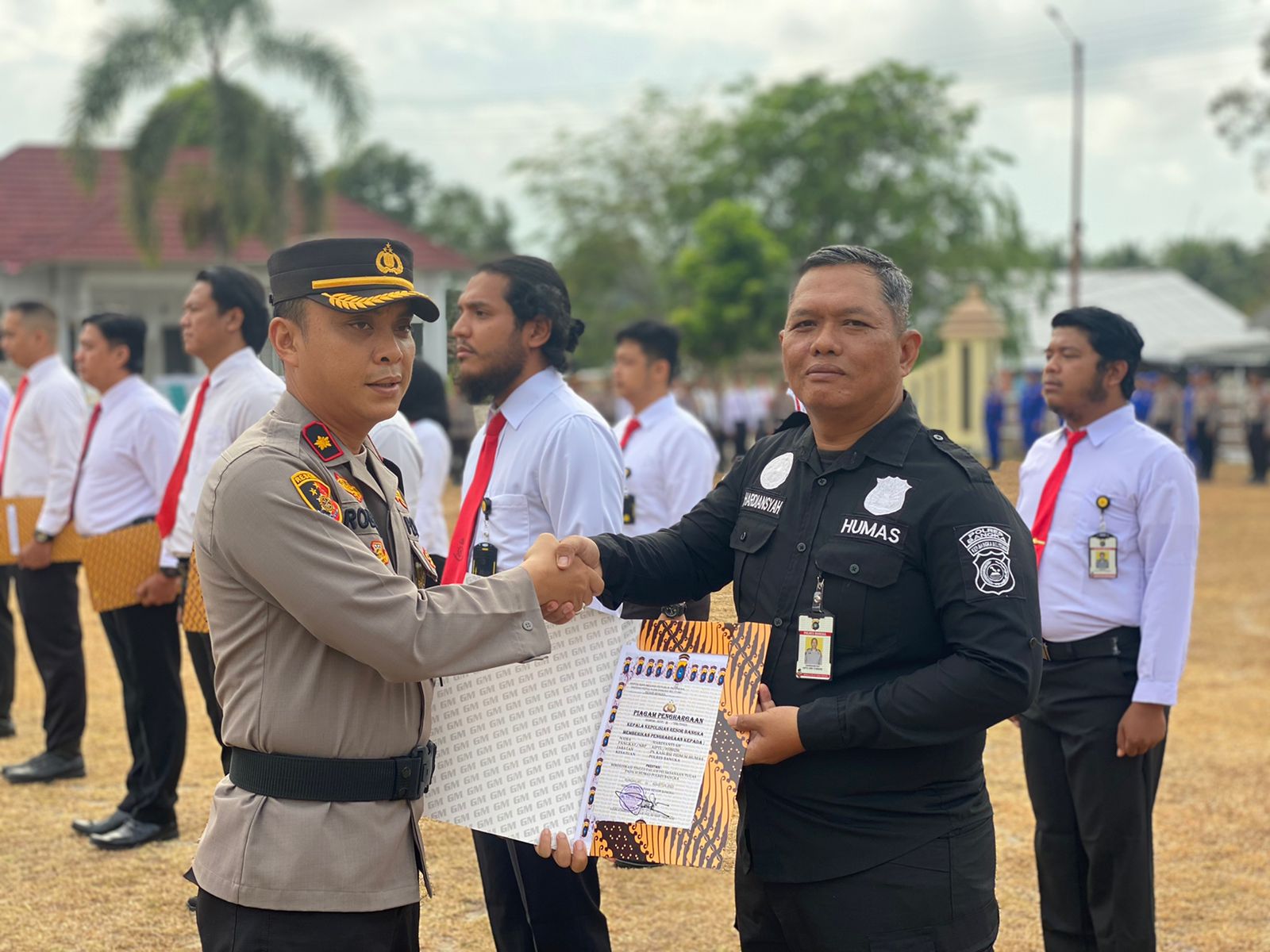 13 Personil Polres Bangka Dapatkan Penghargaan