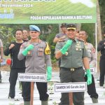 Danrem 045/Gaya Hadiri Launching Gugus Tugas Polri Mendukung Ketahanan Pangan